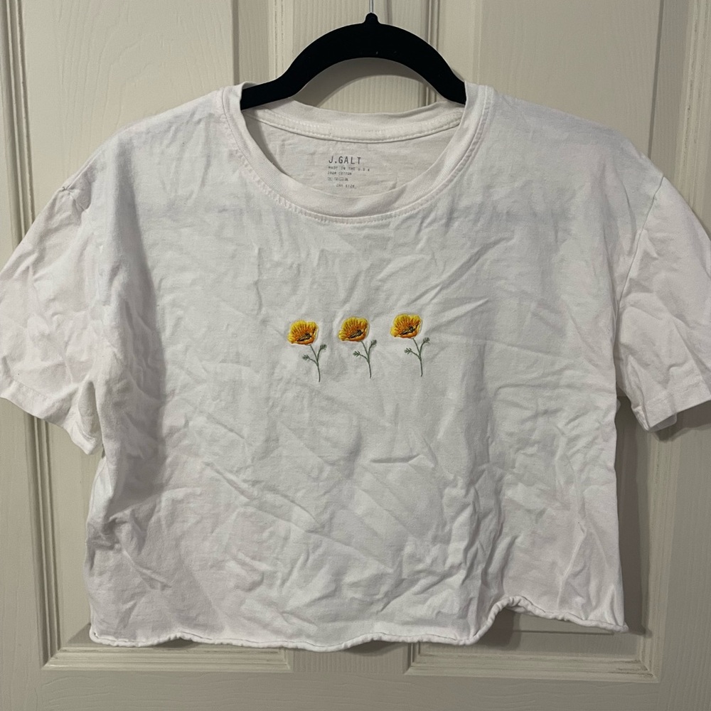 Brandy Melville Boxy Crop Top
